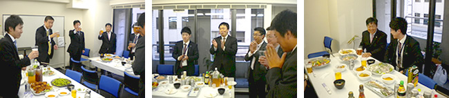 2013年新年御礼会の模様